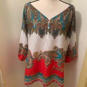 Tommy Bahama Bohemian Blouse- Large